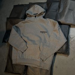 Dark Oat Essential Fear Of God Hoodie Size M