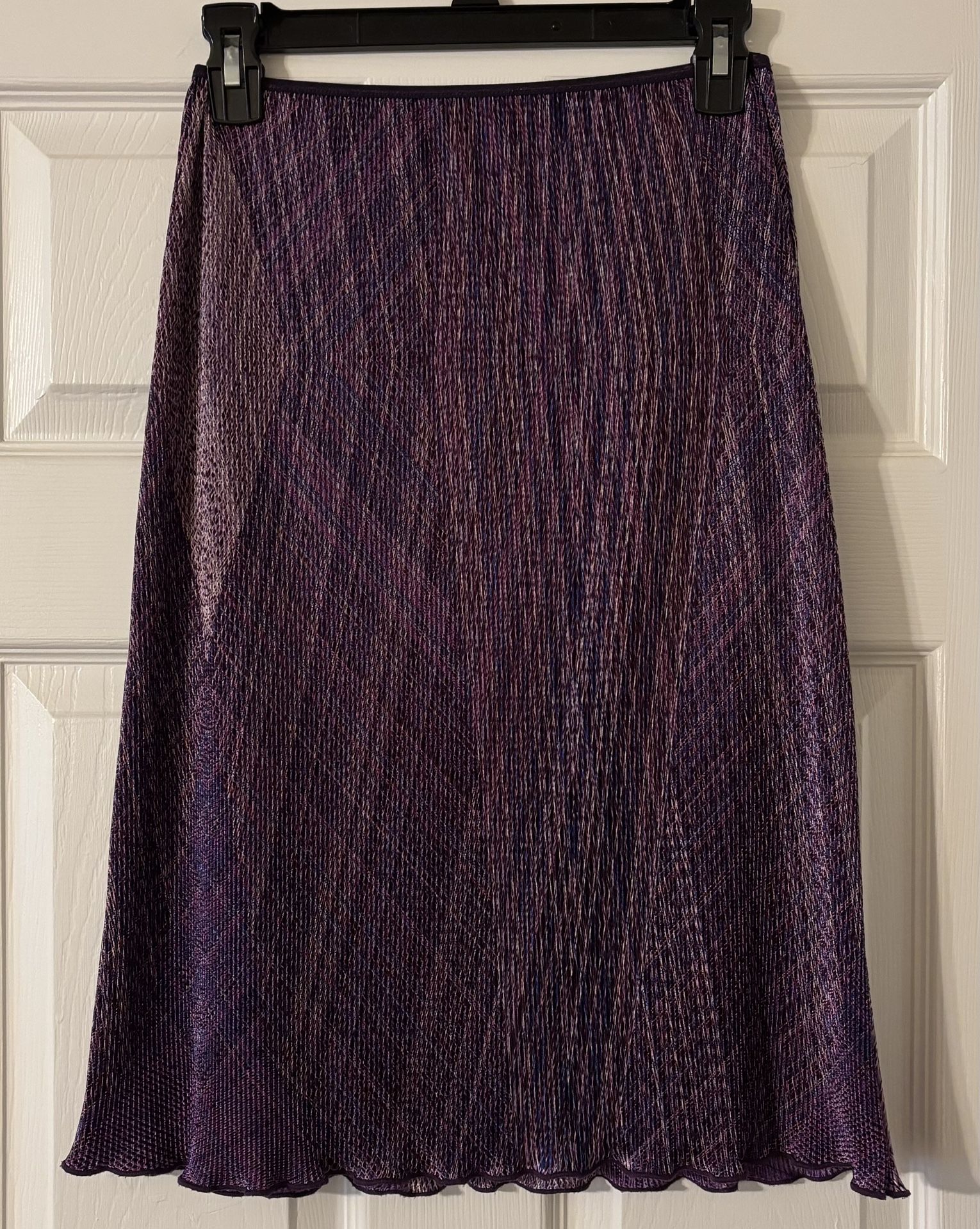 Wet Seal Midi Purple Skirt Rare Vintage Size Small