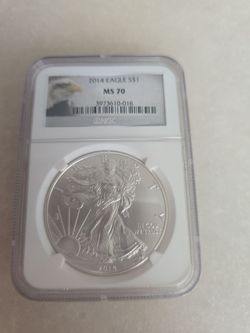 2014 American Silver Eagle $1 NGC MS70