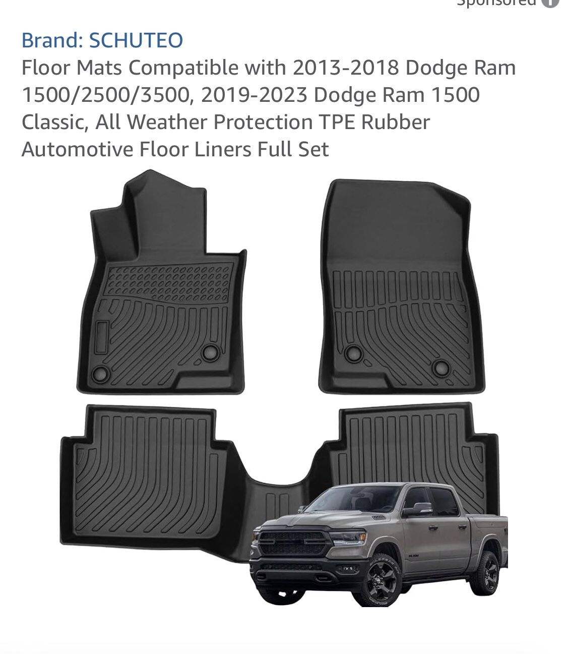 Dodge Ram Drool Mats