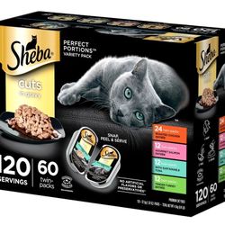 Sheba Perfect Portions Wet Cat Food Trays Variety Pack, 60 ct., 2.6 oz.