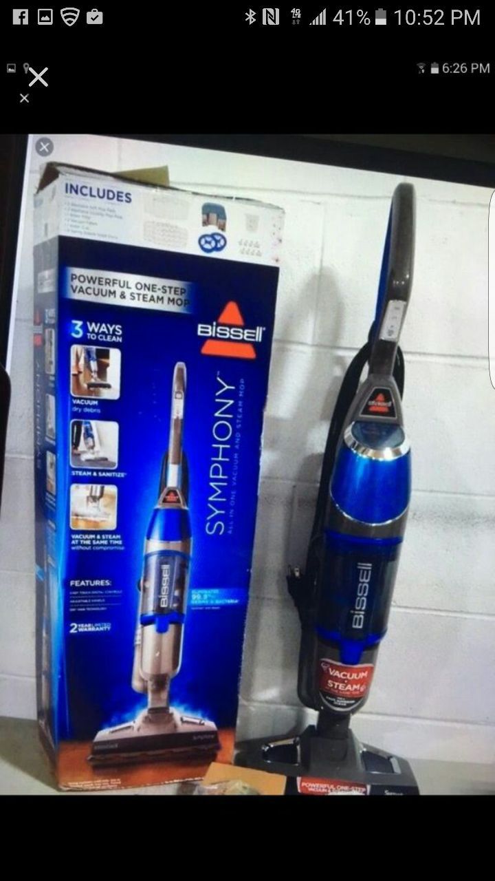 Bissell vacuum cleaner and steam mop