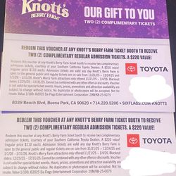 Knotts Berry Farm Tickets