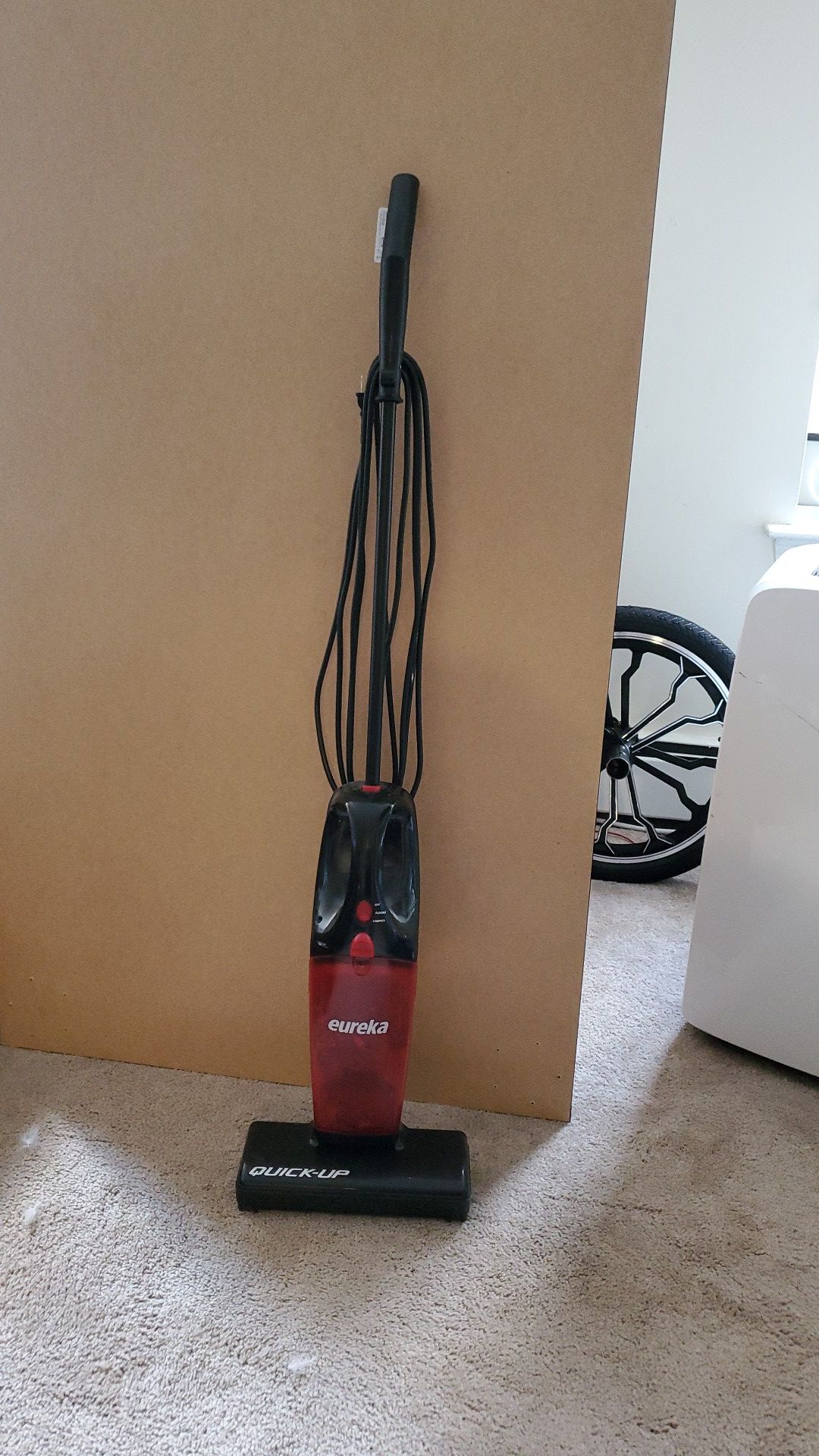 Moving everything needs a new home! Vacuum