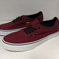 Vans Port Royale Burgundy Classic Sneakers Unisex Men's Size 12 - NEW  with Tags 