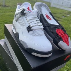 Jordan 4 White Cement 