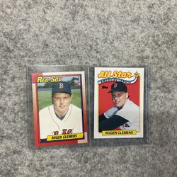 Roger Clemens Topps Baseball Cards