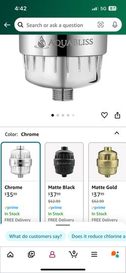 Aqua Bliss Shower Water Filter