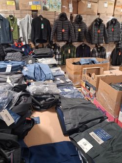 Clothing by dozens or single pieces for prices visit 2129 S Wright ST SANTA ANA CA 92705 TUESDAY THROUGH FRIDAY 9AM TO 5:30 PM