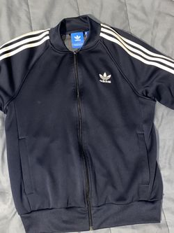 Navy Blue Adidas Zip Up