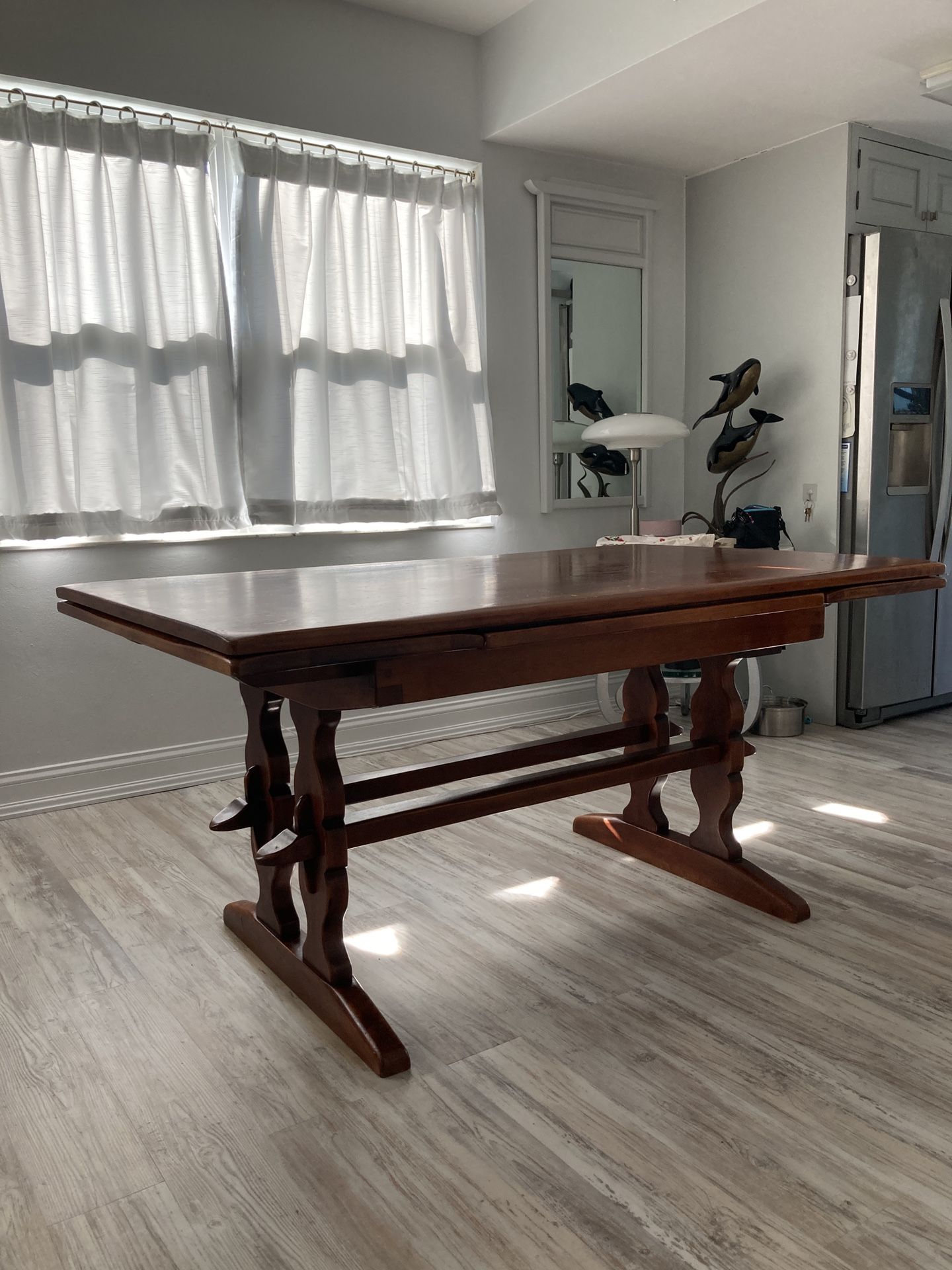 Cushman Colonial Double Trestle Table 