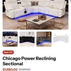 Sofá Reclinable Eléctrico. Nuevo A Estrenar 