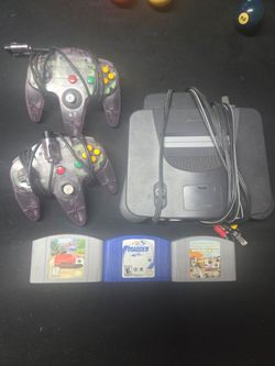 N64 with games