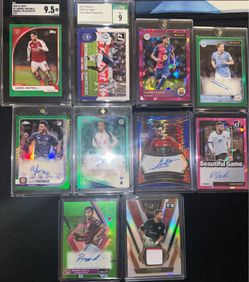 Soccer Card Slabs Autos etc
