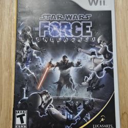 Star Wars: The Force Unleashed Nintendo Wii Video Game With Case WITHOUT Manual