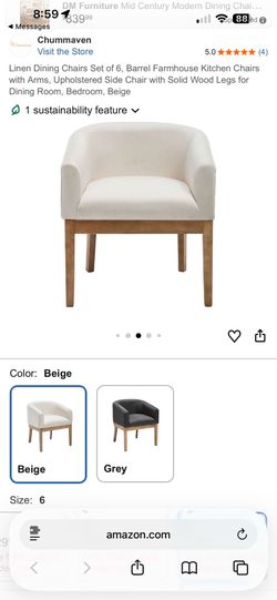 Beige Dining Chairs