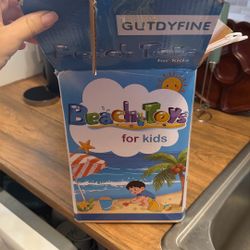 5'' Inch Sand Beach Buckets Pail with Shovels,Water Bucket for Beach Fun Great Summer Party Accessory with Postcards Ribbons Set