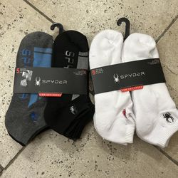 NWT Spyder Men’s Low Cut Socks 10 Pairs