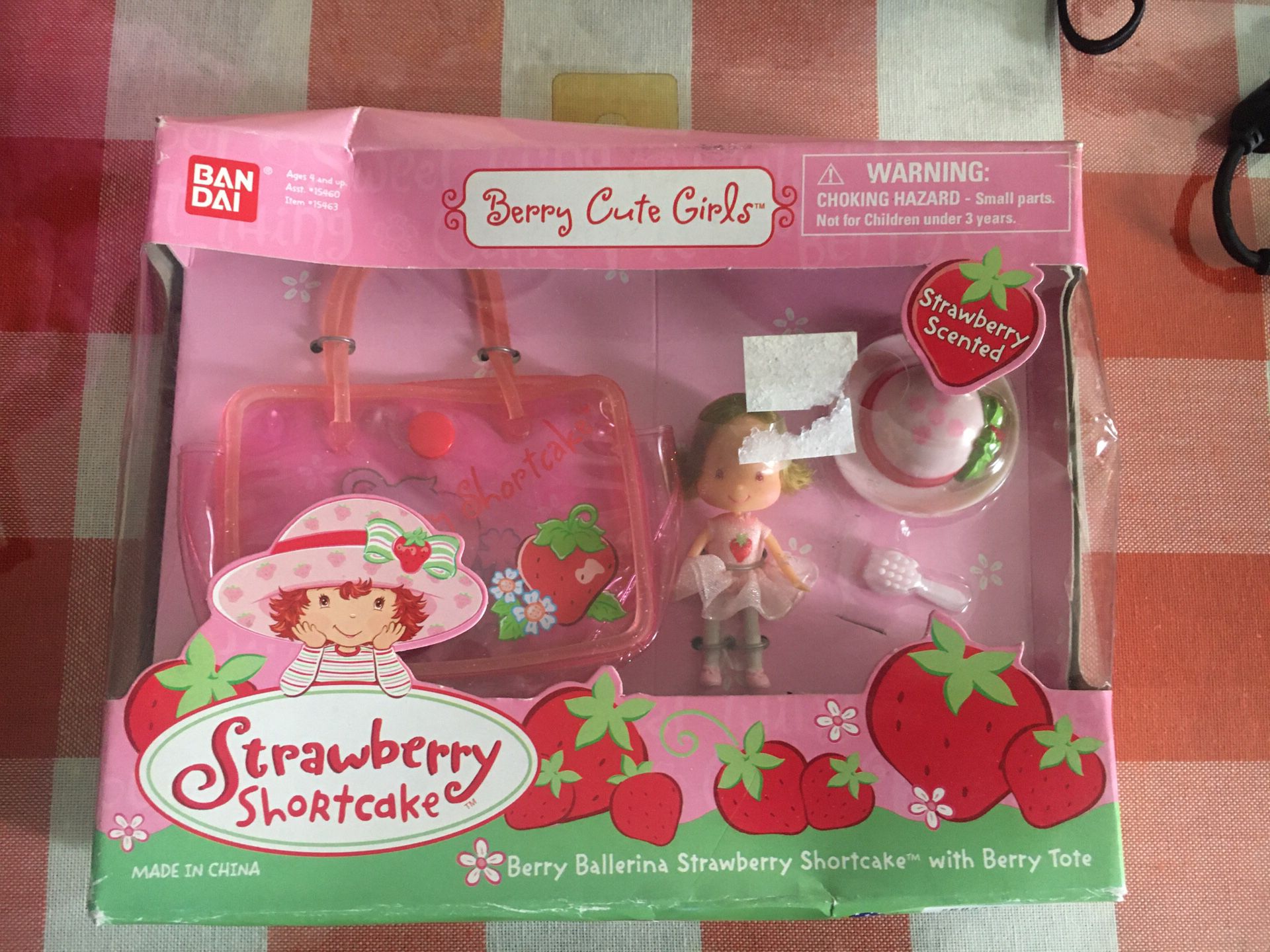Vintage Strawberry Shortcake With Tote Bag