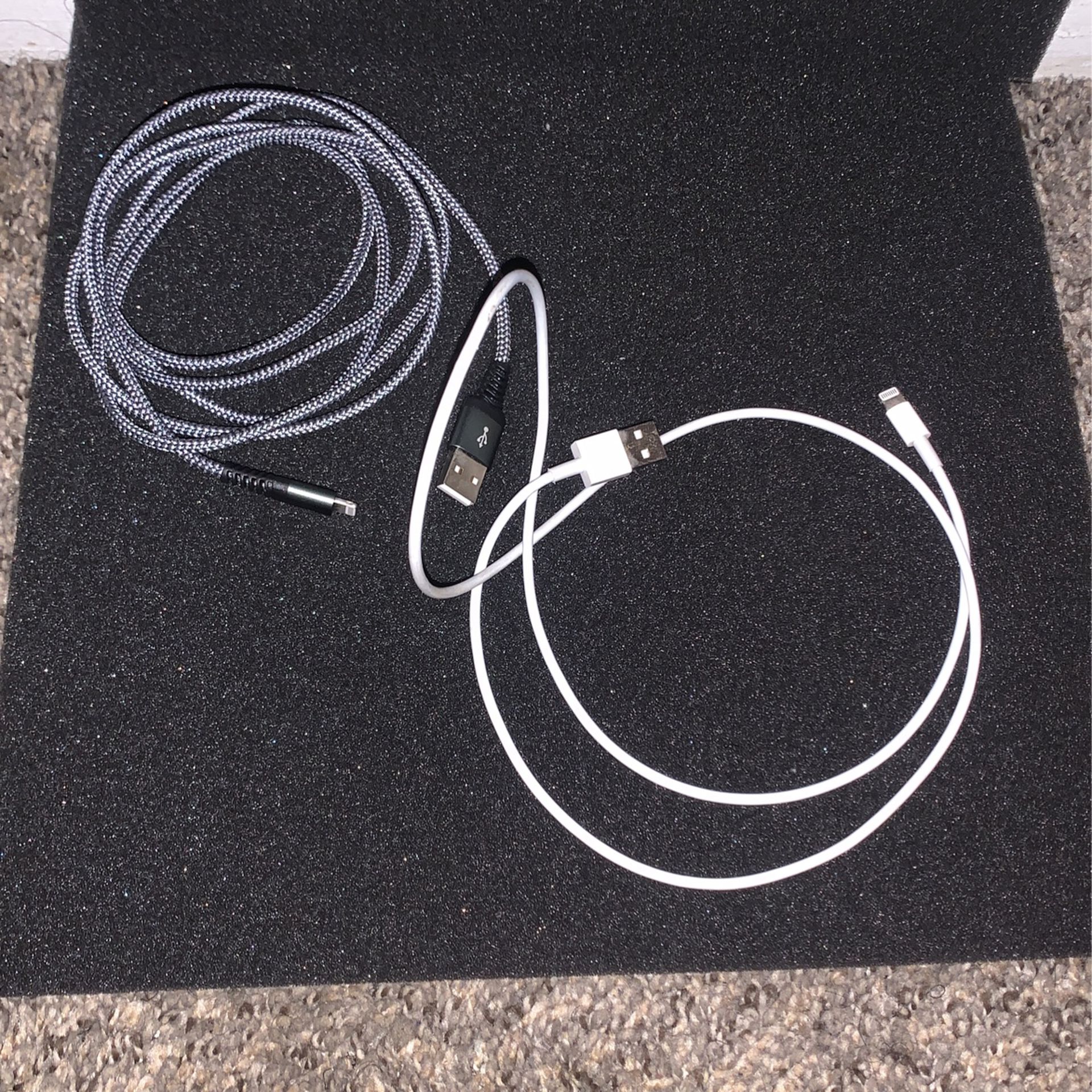 2 iPhone Charger Cords