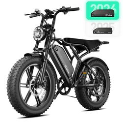 TST® R002 20'' 1500W Full Suspension Moped-style Electric Bike