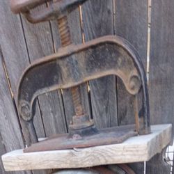 Antique Book Binding Press