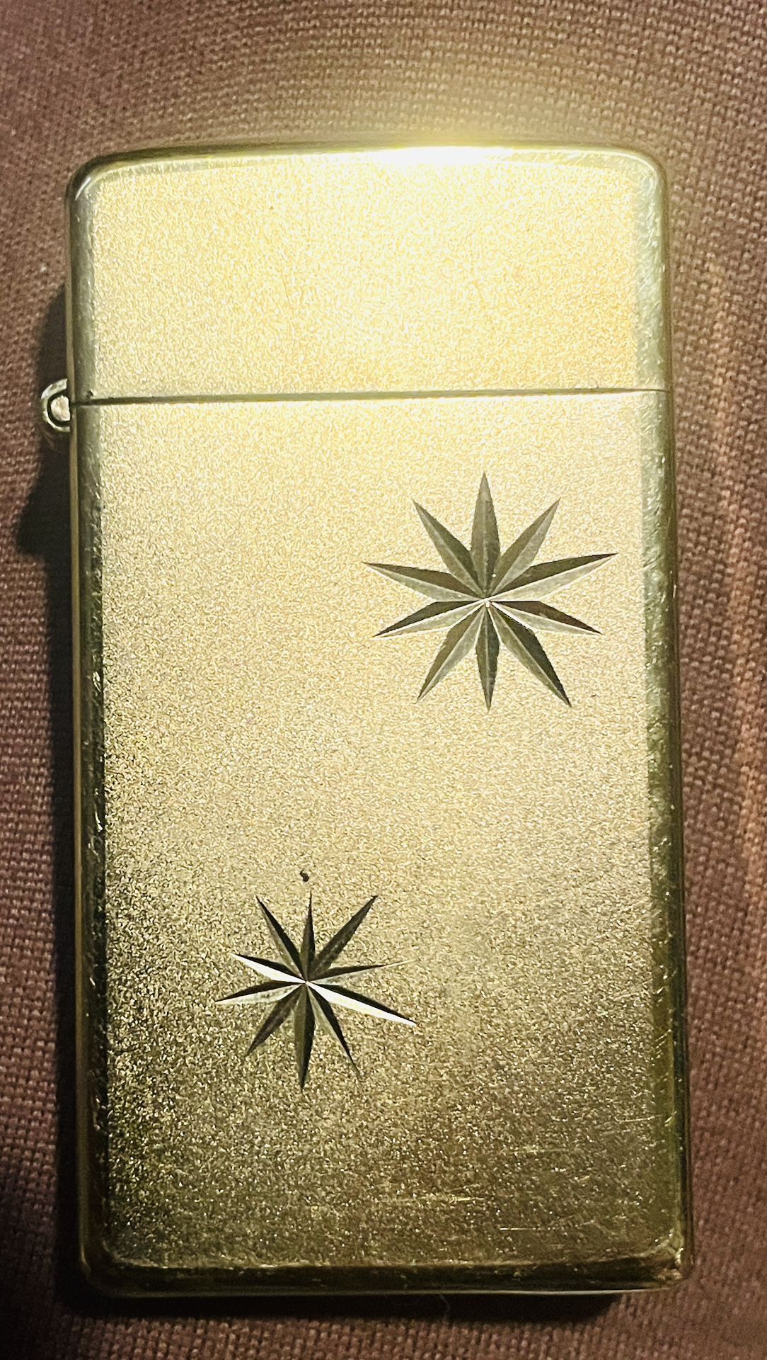 Vintage Scripto Butane Gold Star Lighter