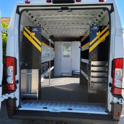 PROMASTER SHELVES AND PARTITION 