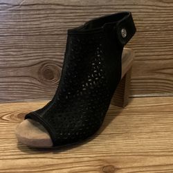 Giani Bernini Womens Jabril Faux Leather Heel Sandals  (size 7)