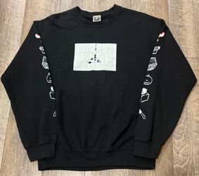 OMOCAT OMORI White Space PS4 Xbox Manga Anime Crewneck Sweater size Medium