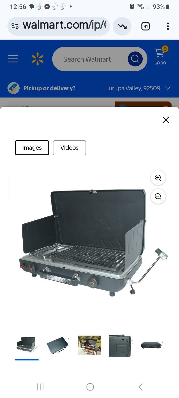New 2 IN 1 STOVE And GRILL