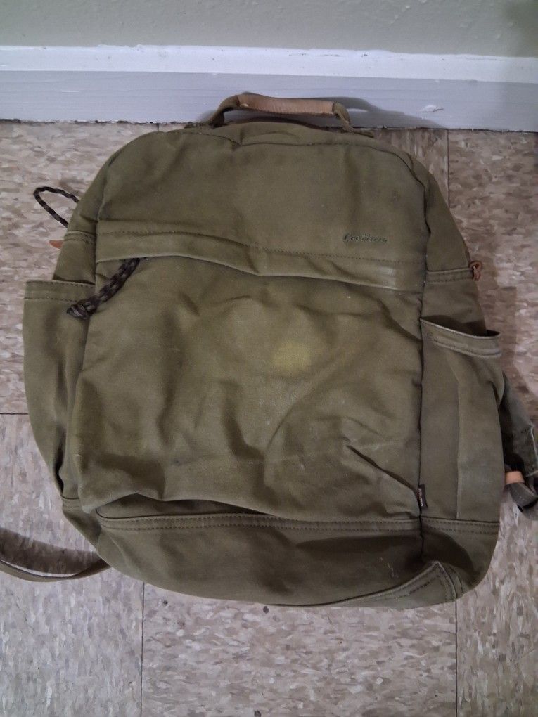Gootium Canvas Zippered Backpack Travel Bag