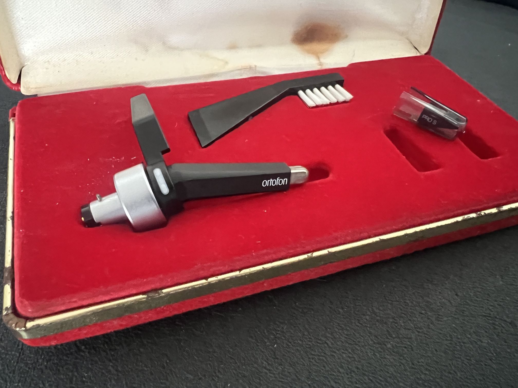 Ortofon Concorde Pro S Kit/cartridge & Stylus Set W/brush. Excellent condition 