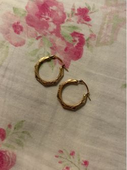 14k gold earrings