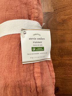 Pottery Barn Table Runner 100% linen