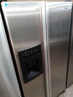 Jenn-Air stainless steel side by side refrigerator - Free delivery