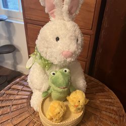 Plush Toy Musical Bunny with Chicks