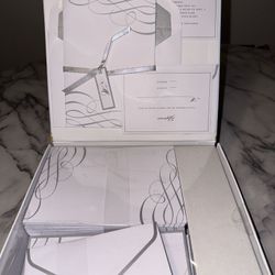  NIB Customizable Wedding Invitation & RSVP & Direction & Envelopes 30 Sets 150pc