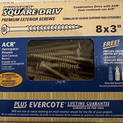 5 Lbs Premium Exterior Screws 8x 3”