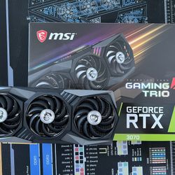  MSI NVIDIA GeForce RTX 3070 8GB Gaming X Trio GDDR6 PCI Express 4.0 Graphics Card