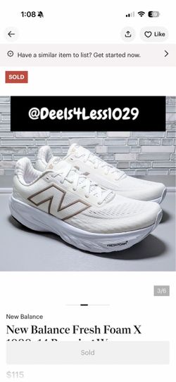 New Balance Fresh Foam X Running Sneakers