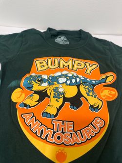 Kids Jurassic World Bumpy Ankylosaurus Green T-Shirt