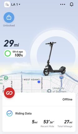 NIU KQi 300P Electric Scooter + Accessories