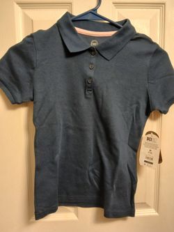 NWT Size 7/8 Girls Navy school shirt