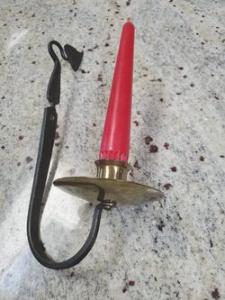 Blacksmith made wall candle holder