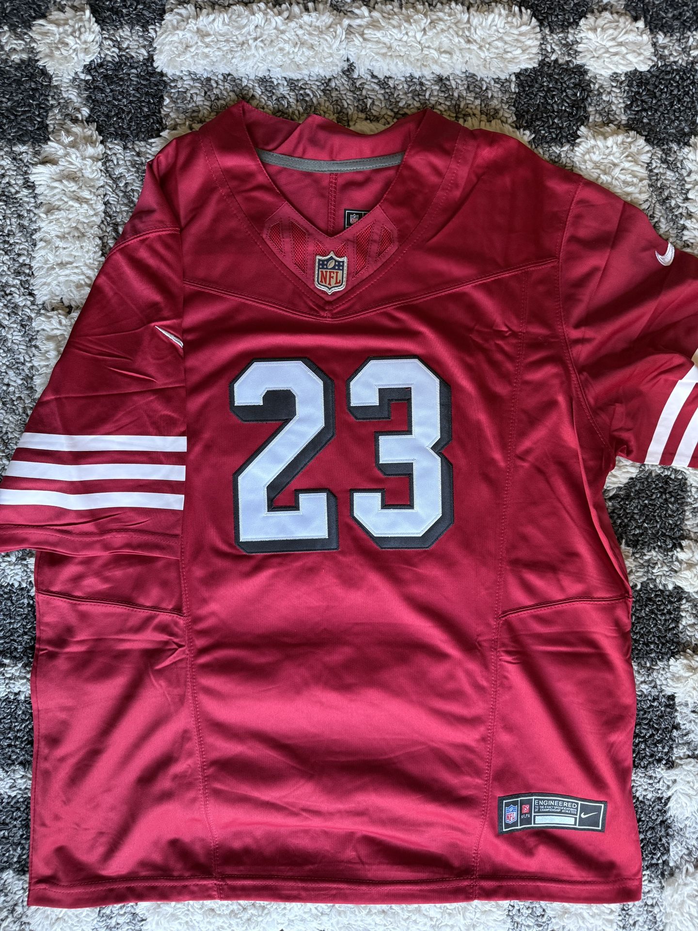 Christian McCaffery - XL Jersey - San Francisco 49ers