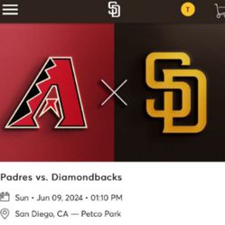 Diamondbacks Vs Padres Game Tickets 