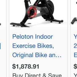 Peleton Bike With A Screen