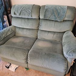 Free Green La-Z-Boy Loveseat