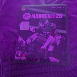 BRAND NEW XBOX SERIES X MADDEN 26 